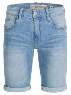 Indicode Jeans<Herren Jeans Shorts - Caden bleached hellblau uni