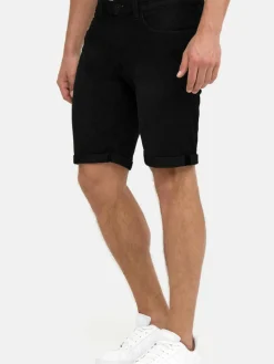 Indicode Jeans<Herren Jeans Shorts - Caden schwarz uni