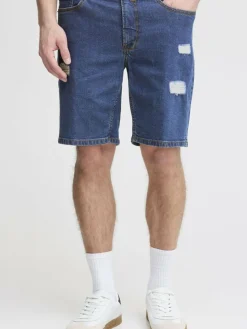 Solid Jeans<Herren Jeans Shorts - SDMITC denim uni