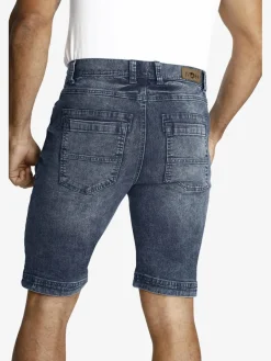 Jan Vanderstorm Hosen<Herren Jeansbermuda - AKISTEG blau uni