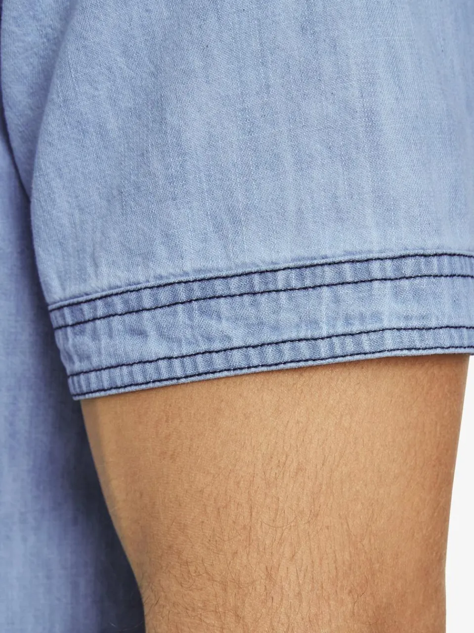 Herren Jan Vanderstorm Hemden>Herren Jeanshemd - LORENSIUS