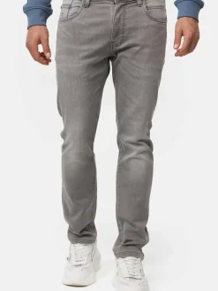 Indicode Jeans<Herren Jeanshose - INCoil grau uni