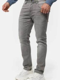 Indicode Jeans<Herren Jeanshose - INCoil grau uni