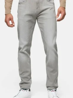 Indicode Jeans<Herren Jeanshose - INSantino hellgrau grau uni