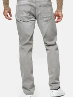 Indicode Jeans<Herren Jeanshose - INSantino hellgrau grau uni