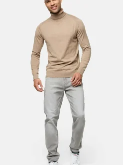 Indicode Jeans<Herren Jeanshose - INSantino hellgrau grau uni