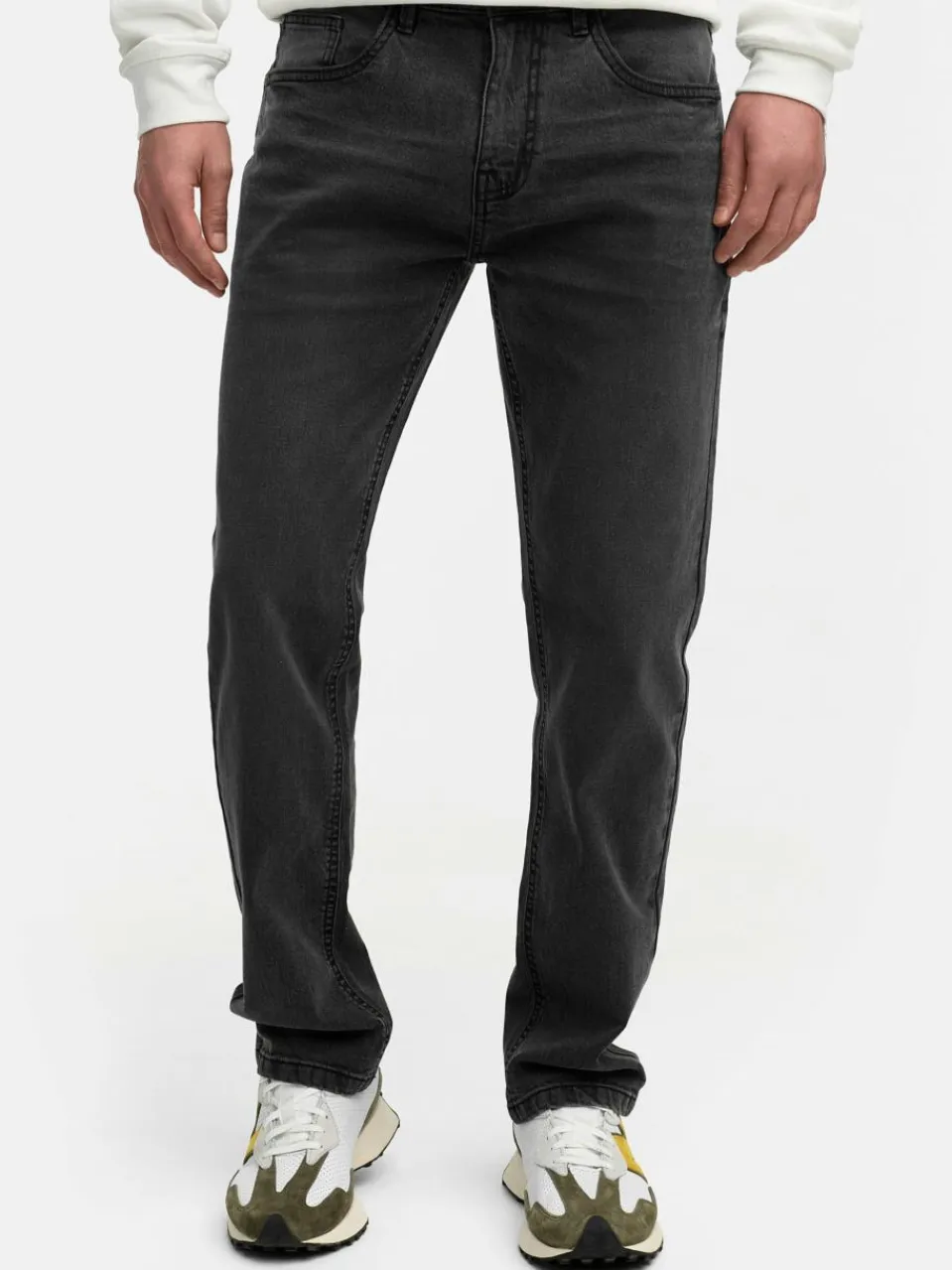 Indicode Jeans<Herren Jeanshose - INSantino anthrazit grau uni