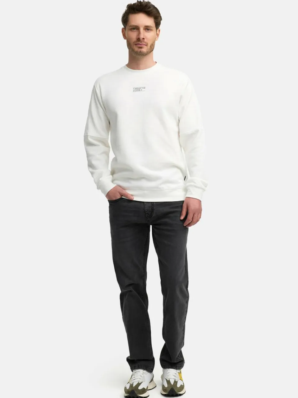 Indicode Jeans<Herren Jeanshose - INSantino anthrazit grau uni