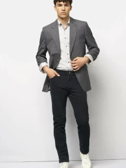 MEYER Jeans<Herren Jeanshose - M5 Five Pocket schwarz uni