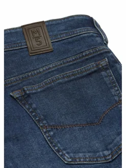 MEYER Jeans<Herren Jeanshose - M5 Five Pocket blau uni