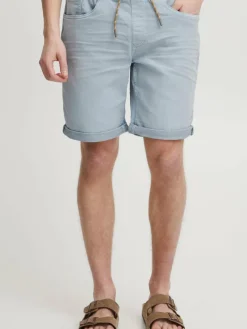 BLEND Jeans<Herren Jeansshorts blau uni