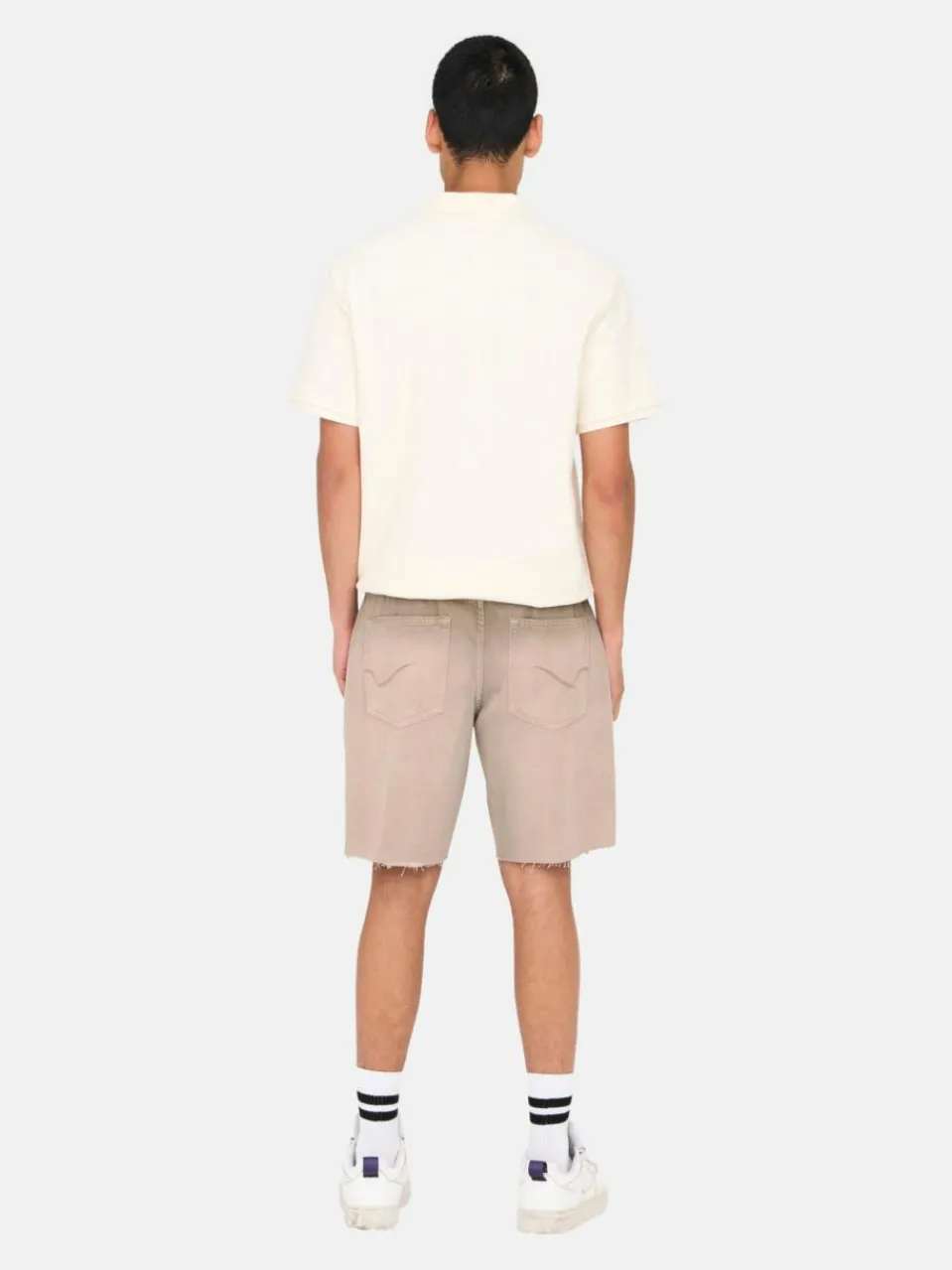 Only&Sons Jeans<Herren Jeansshorts orange uni