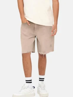 Only&Sons Jeans<Herren Jeansshorts orange uni