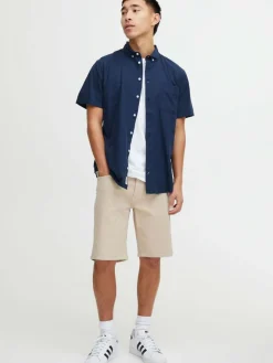 BLEND Jeans<Herren Jeansshorts beige uni