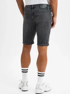 Calvin Klein Jeans Jeans<Herren Jeansshorts anthrazit uni