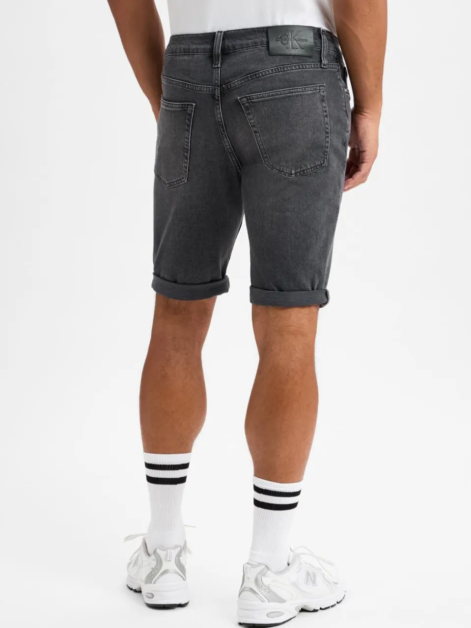 Calvin Klein Jeans Jeans<Herren Jeansshorts anthrazit uni
