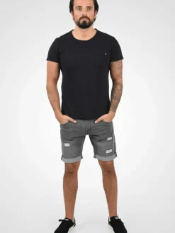 Indicode Jeans<Herren Jeansshorts - IDHallow grau uni
