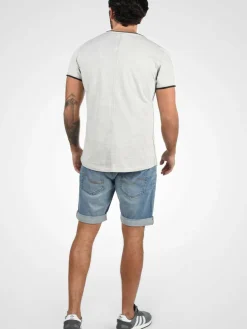 Indicode Jeans<Herren Jeansshorts - IDQuentin blau uni