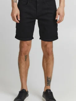 11 Project Jeans<Herren Jeansshorts - PRVetle schwarz uni