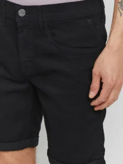 11 Project Jeans<Herren Jeansshorts - PRVetle schwarz uni