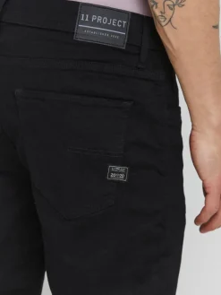 11 Project Jeans<Herren Jeansshorts - PRVetle schwarz uni