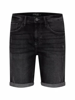 11 Project Jeans<Herren Jeansshorts - PRVetle schwarz uni