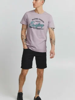 11 Project Jeans<Herren Jeansshorts - PRVetle schwarz uni