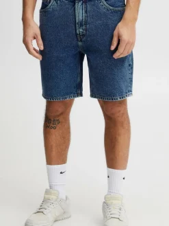Solid Jeans<Herren Jeansshorts - SDElmo denim uni