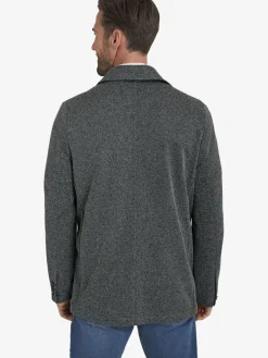 Jan Vanderstorm Sakkos<Herren Jersey-Sakko - ALBIN grau melange uni