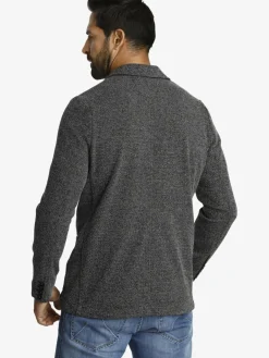 Jan Vanderstorm Sakkos<Herren Jersey-Sakko - ALBIN schwarz melange uni