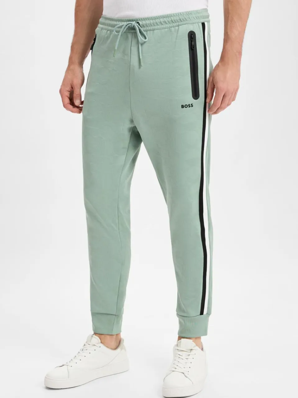 Herren BOSS Green Hosen>Herren Jogginghose - Hover Striped C
