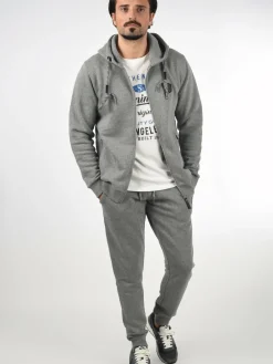 Indicode Hosen<Herren Jogginghose - IDHultop grau uni