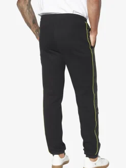 Jan Vanderstorm Hosen<Herren Jogginghose - ROLFSTAD schwarz bedruckt