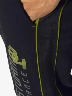 Jan Vanderstorm Hosen<Herren Jogginghose - ROLFSTAD schwarz bedruckt