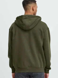 BLEND Sweatshirts & Sweatjacken<Herren Kapuzenfleecejacke - BHJUSTE grün uni