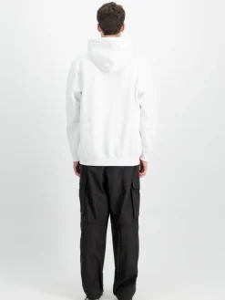 Alpha Industries Sweatshirts & Sweatjacken<Herren Kapuzenjacke weiß bedruckt