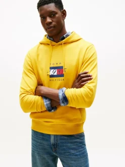 Tommy Hilfiger Sweatshirts & Sweatjacken<Herren Kapuzenpullover ecru uni