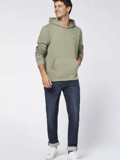 Polo Sylt Sweatshirts & Sweatjacken<Herren Kapuzenpullover grün uni