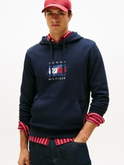 Tommy Hilfiger Sweatshirts & Sweatjacken<Herren Kapuzenpullover marine uni