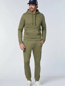 Polo Sylt Sweatshirts & Sweatjacken<Herren Kapuzenpullover grün oliv uni