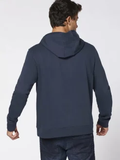 Polo Sylt Sweatshirts & Sweatjacken<Herren Kapuzenpullover marine blau bedruckt