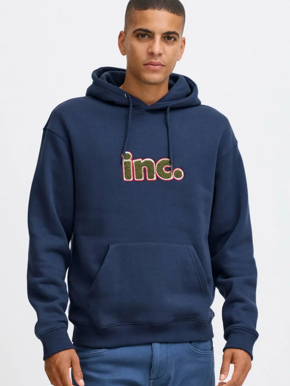 BLEND Mädchen<Herren Kapuzenpullover - BHSweatshirt blau bedruckt