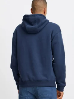 BLEND Mädchen<Herren Kapuzenpullover - BHSweatshirt blau bedruckt
