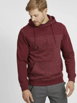 BLEND Sweatshirts & Sweatjacken<Herren Kapuzenpullover - BHToklat rot uni
