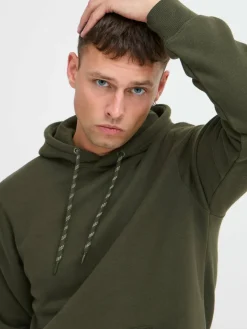 BLEND Sweatshirts & Sweatjacken<Herren Kapuzenpullover - BHSweatshirt grün uni