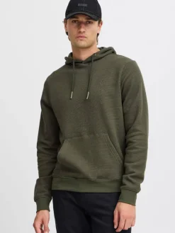 BLEND Sweatshirts & Sweatjacken<Herren Kapuzenpullover - BHSweatshirt khaki meliert
