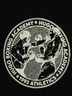 HUGO Sweatshirts & Sweatjacken<Herren Kapuzenpullover - Duboxo schwarz bedruckt