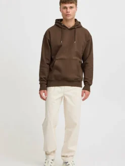 Solid Sweatshirts & Sweatjacken<Herren Kapuzenpullover - SDLenz braun uni