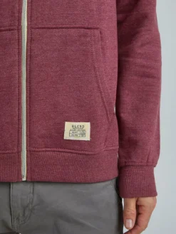 BLEND Sweatshirts & Sweatjacken<Herren Kapuzensweatjacke - BHNOAH rot uni