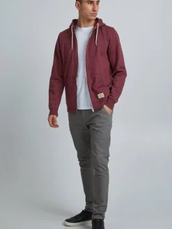 BLEND Sweatshirts & Sweatjacken<Herren Kapuzensweatjacke - BHNOAH rot uni